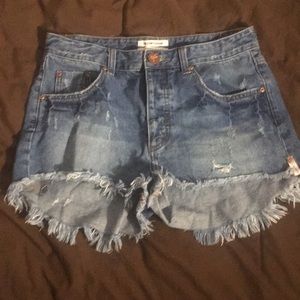 One Teaspoon Outlaws Jean shorts